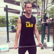 Me goofing around at the park on the last day - I was feeling lively and upbeat