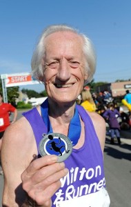 This guy ran a 3:15 marathon at 80 and smashed my 5km target time by almost a minute #noexcuses